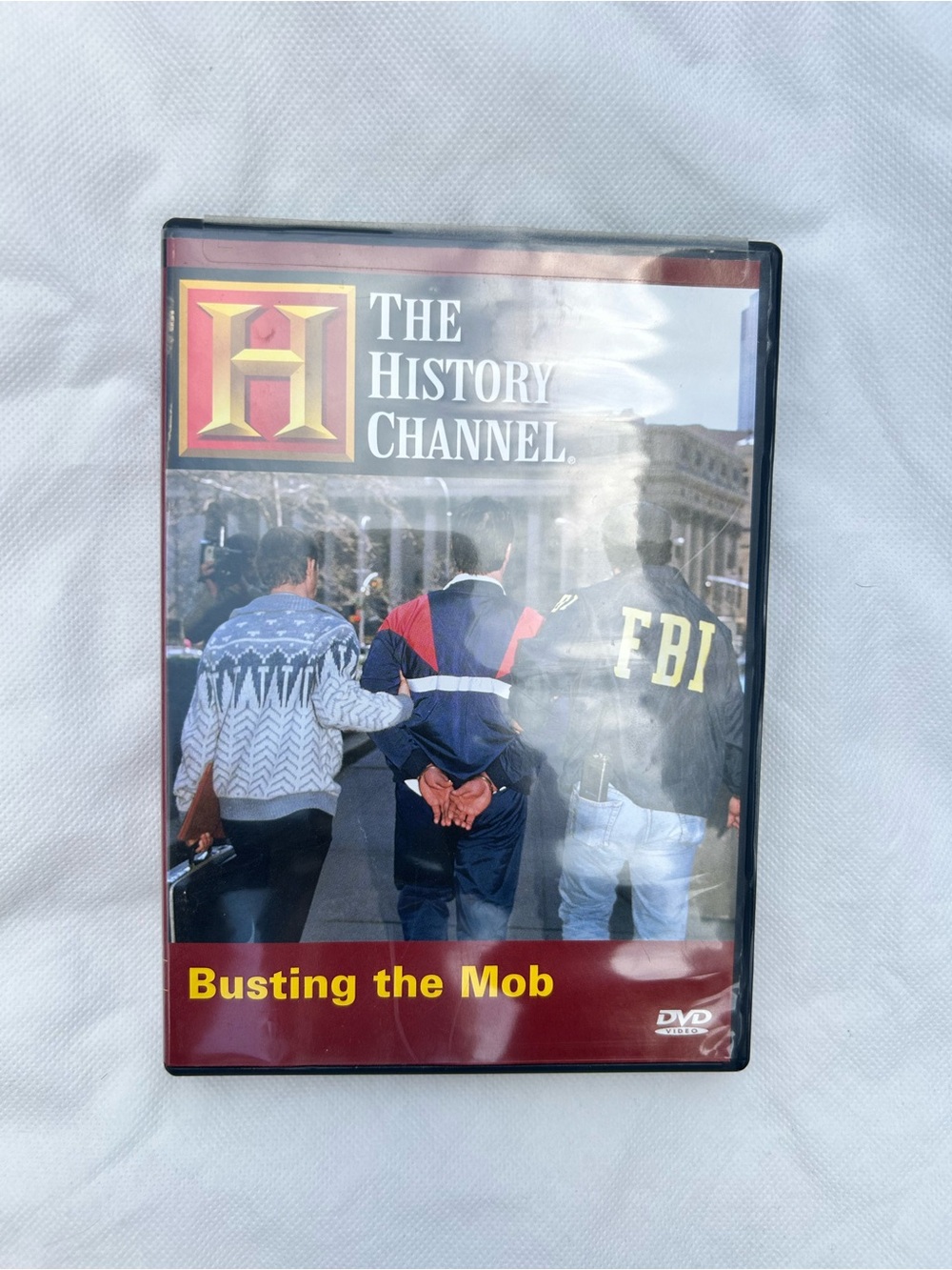 The History Channel DVD - Busting the Mob - Red/Black